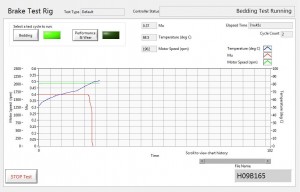 Brake Test Rig Run Test 2 Brake Test Rig Run Test 2