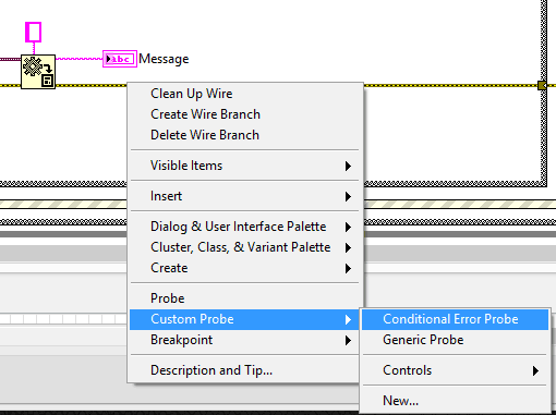 Conditional Error Probe
