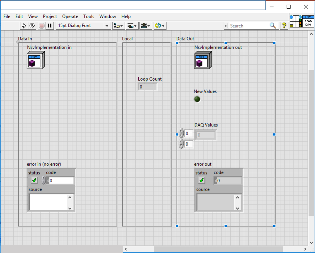 LabVIEW Sub VI Design