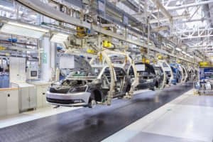 Automated vehicle production line